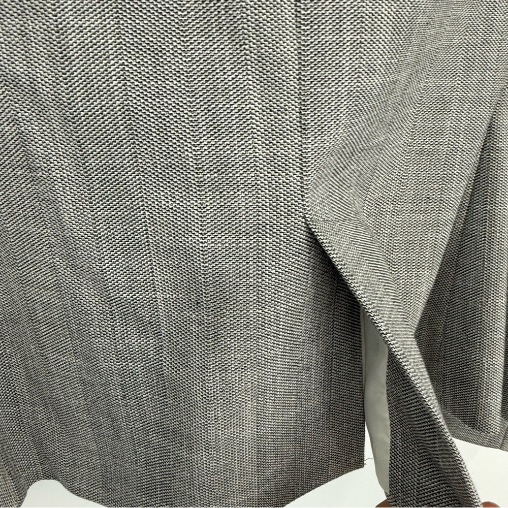 Zara Basic Collection Black White One-Button Blaz… - image 8